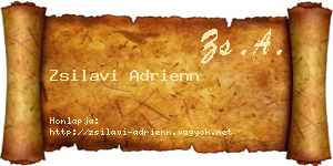 Zsilavi Adrienn névjegykártya